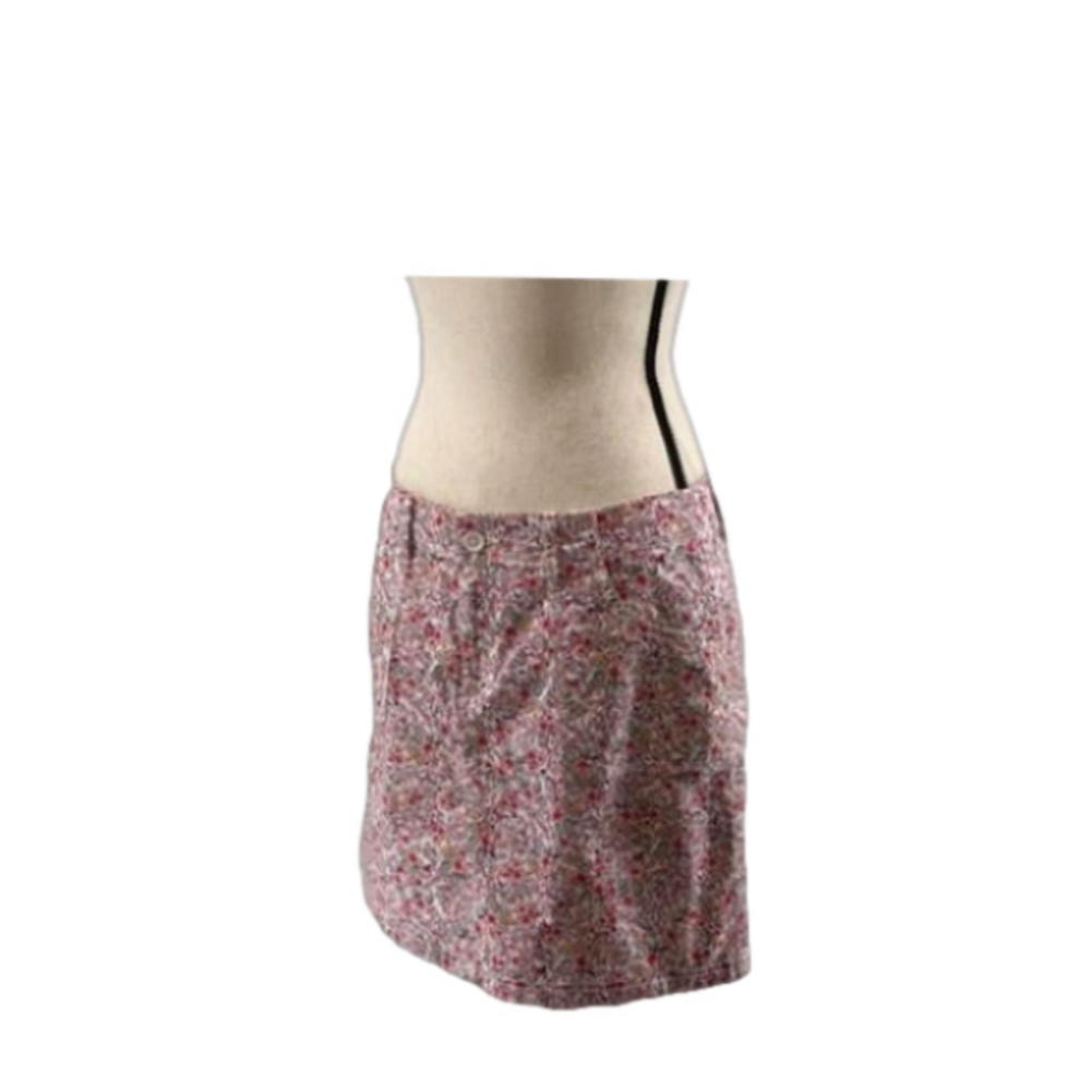 ST. JOHN’S BAY Women’s Pink Floral/White Sporty SKORT (Skirt/Shorts)—NWOT—Sz 6